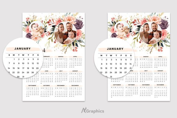 Download Editable Photo Calendar 2024 Template - Calendar Collection