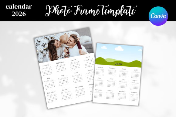 Download 2026 Calendar Photo Frame Editable - Calendar Collection