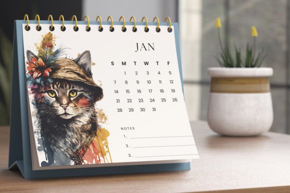 Download Boho Cats Calendar 2024 - Calendar Collection