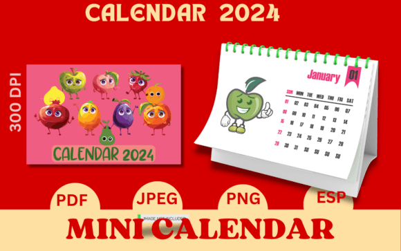 Download Mini Calendar 2024 - Calendar Collection